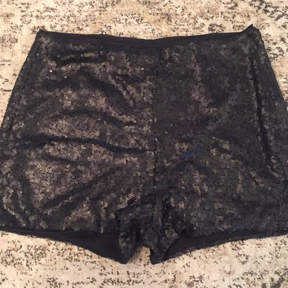 H & M sequin shorts